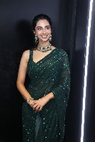 Meenakshi Chaudhary Black Saree Photos